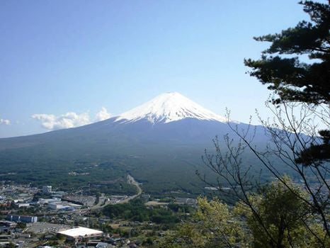Mt. Fuji, a mountain with mathematical beauty